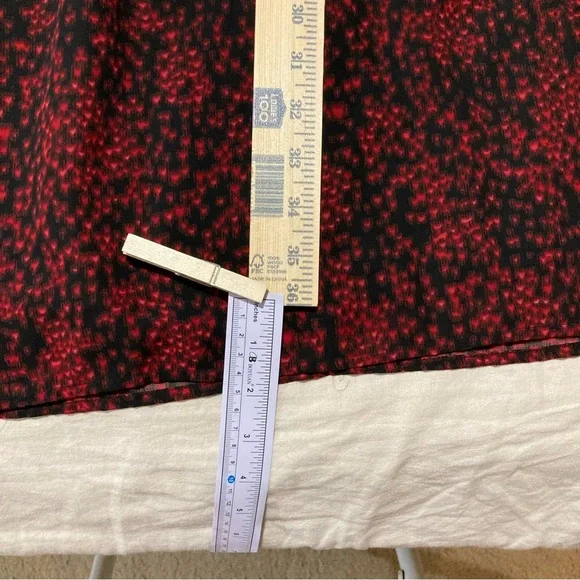 beachlunchlounge‎ Red and Black Midi Dress | Tiny Hearts Print - Picture 3 of 12